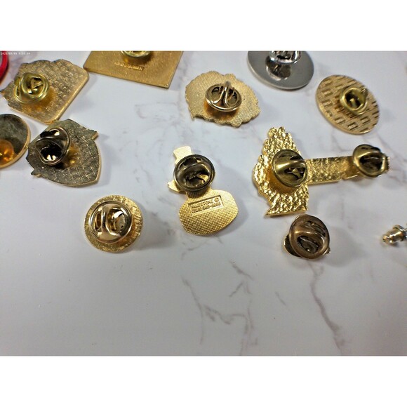 VTG BPOE Benevolent Order Of Elks Lodge Hat Lapel Vest Pin Enamel Buttons - Picture 9 of 9